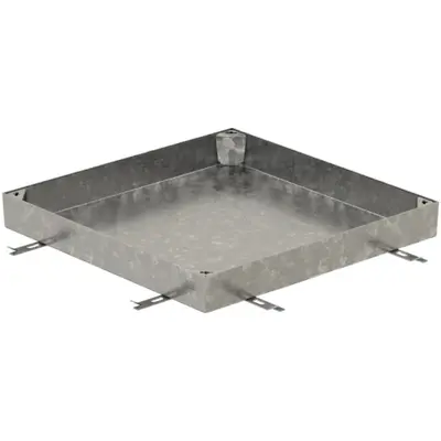 Paving Schachtabdeckung, Wannentiefe 80 mm Rahmen und Deckelwanne aus Stahl feuerverzinkt