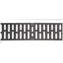 Grille en fonte KTL, largeur 123 mm