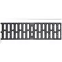 Grille en fonte KTL, largeur 123 mm