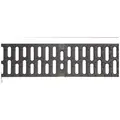 Grille en fonte KTL, largeur 123 mm