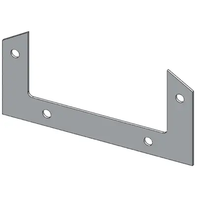 Plaque de collage soud&eacute;e incl. insert n&eacute;opr&egrave;ne pour AHR 050 - 100