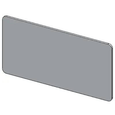 Plaque frontale soud&eacute;e