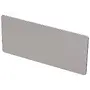 Plaque frontale en acier inox soud&eacute;e pour caniveau de balcon  