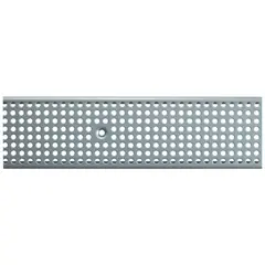 Grille perforée pour toits plats H 035/H 050 en acier inox