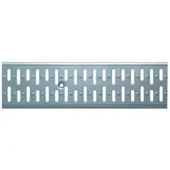 Grille à fente renforcée pour toits plats H 035/H 050 en acier inox