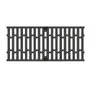 Grille en fonte Microgrip rev&ecirc;tement KTL, pour Multiline NW 200