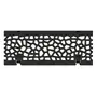 Grille en fonte Voronoi rev&ecirc;tement KTL, pour Swissdrain NW 150