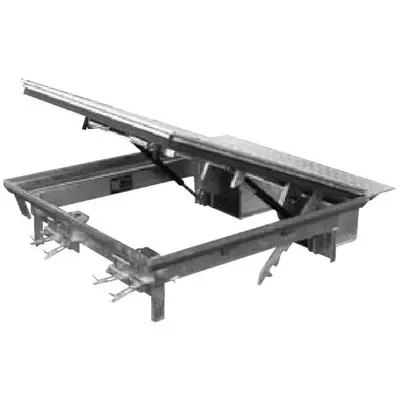 Servokat GD avec protection incendie, cadre et couvercle en acier galvanis&eacute;,classe B 125