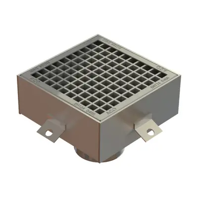 Citypoint CP 200 et CP 300 avec grille caillebotis, maille 20 x 25 zingu&eacute;