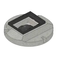 ACO Moskito Stop Kit pour cadre avec socle en b&eacute;ton