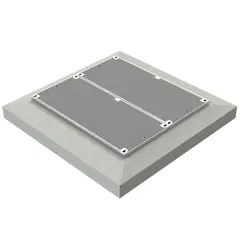 ACOmatic B 125, dispositifs de fermeture avec socle en b&eacute;ton, 1 - 6 pi&egrave;ces