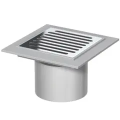 Supporto e telaio in plastica 149 x 149 mm, con flangia d'attaco