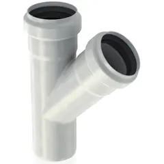 Pipe Formst&uuml;cke, Abzweig 45&deg;