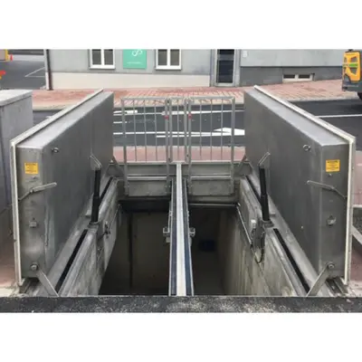 Bodentor mit automatischer &Ouml;ffnung