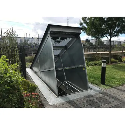 Fluchtweg mit automatischer &Ouml;ffnung