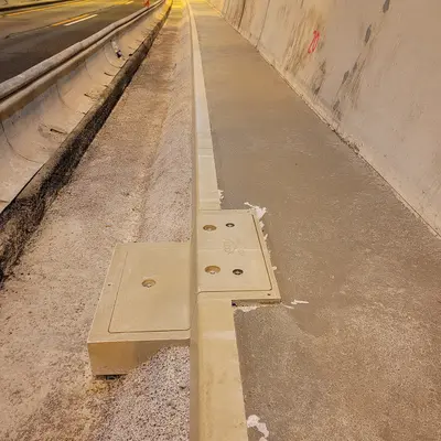 Randstein f&uuml;r Strassentunnel