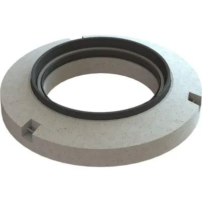 Chiusino per pozzetto classe D 400 con coperchio BEGUcon zoccolo in calcestruzzo, DN 600