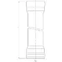 Tubes GM-X - 2 manchons enfichables 1 A, 1000 mm
