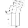 GM-X Coudes - Manchon enfichable 1 A, 30&deg;