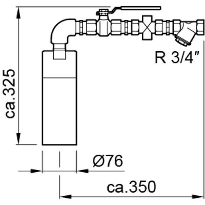 Unit&agrave; di riempimento per separatore Eco-/Hydro-Jet