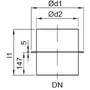 Supports de tuyaux de descente GM-X - sans manchon