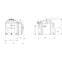 LipuMobil-P – Typ 0.8, Ausführung: Mit Fettsammelbehälter links, Teilabzug von Fett und Schlamm möglich (3-Wege-Kugelhahn)