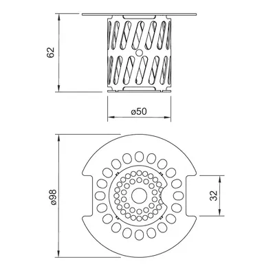 Filtre anti-salet&eacute; pour siphon ClassicPoint