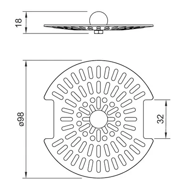 Filtro antisporco per sifone ClassicPoint