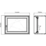 Therm 3.0 CR2 Leibungsrahmen mit Dreh-/Kippflügel Dreifachverglasung, rechts angeschlagen